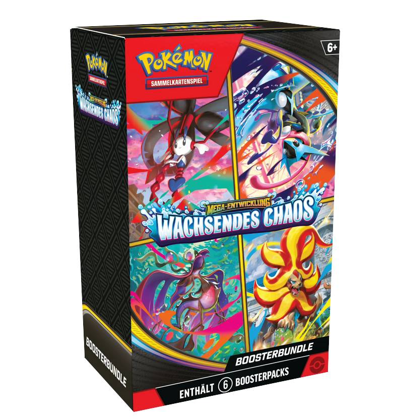 Pokemon Mega-Entwicklung Wachsendes Chaos Booster Bundle deutsch