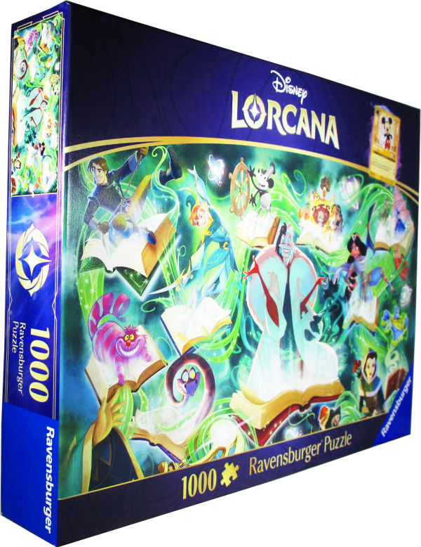 1000-Teile Puzzle - Disney: Lorcana - Glimmers of the Realm: Emerald