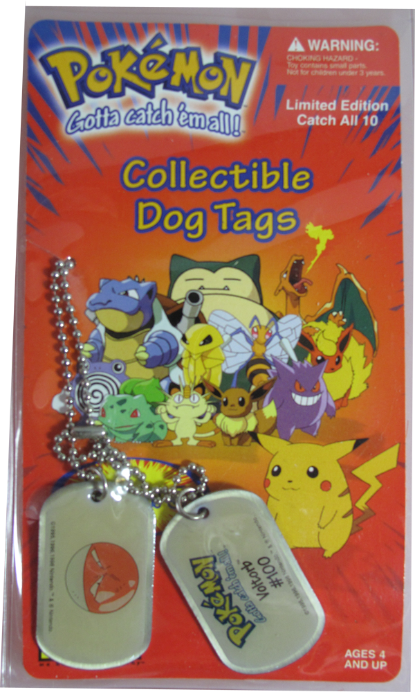 Pokemon Dog Tag Voltorb #100