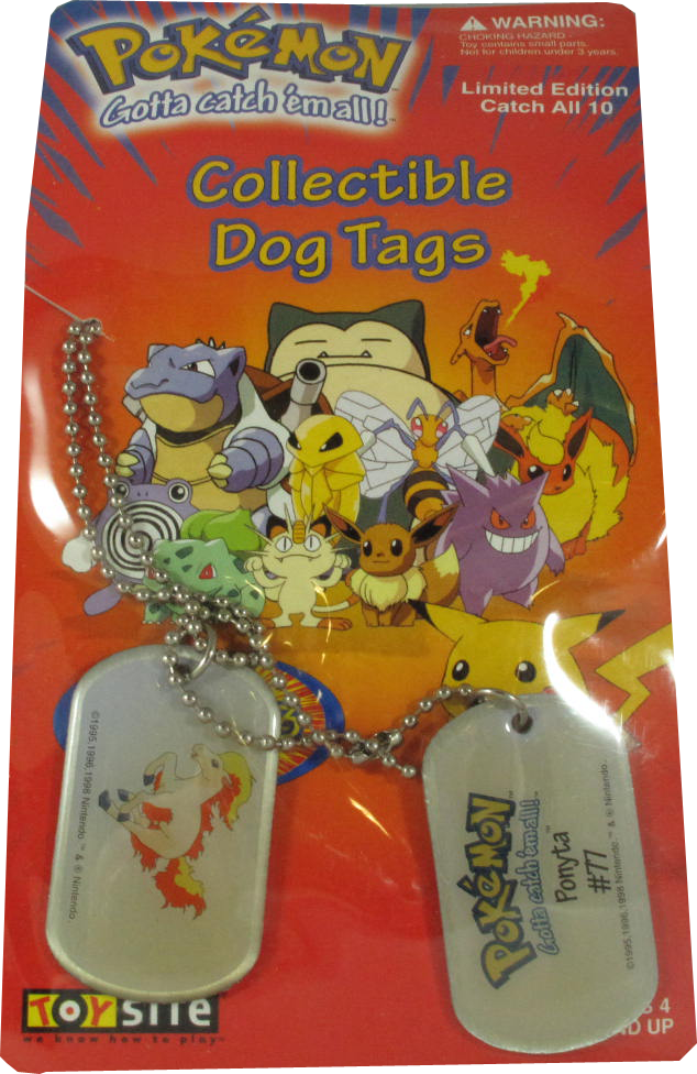Pokemon Dog Tag Ponyta #77