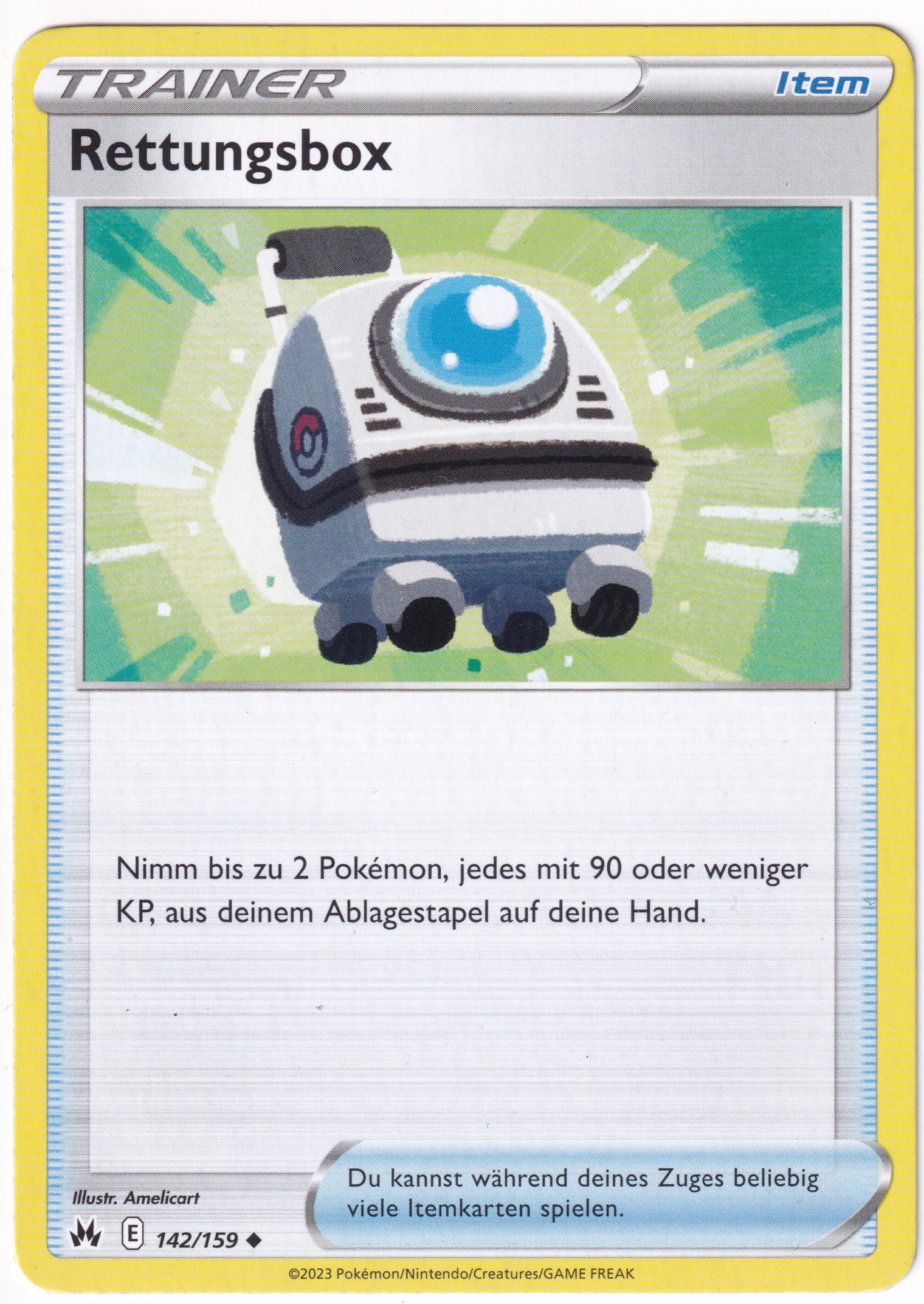 Rettungsbox 142/159 Uncommon - Zenit der Könige Deutsch