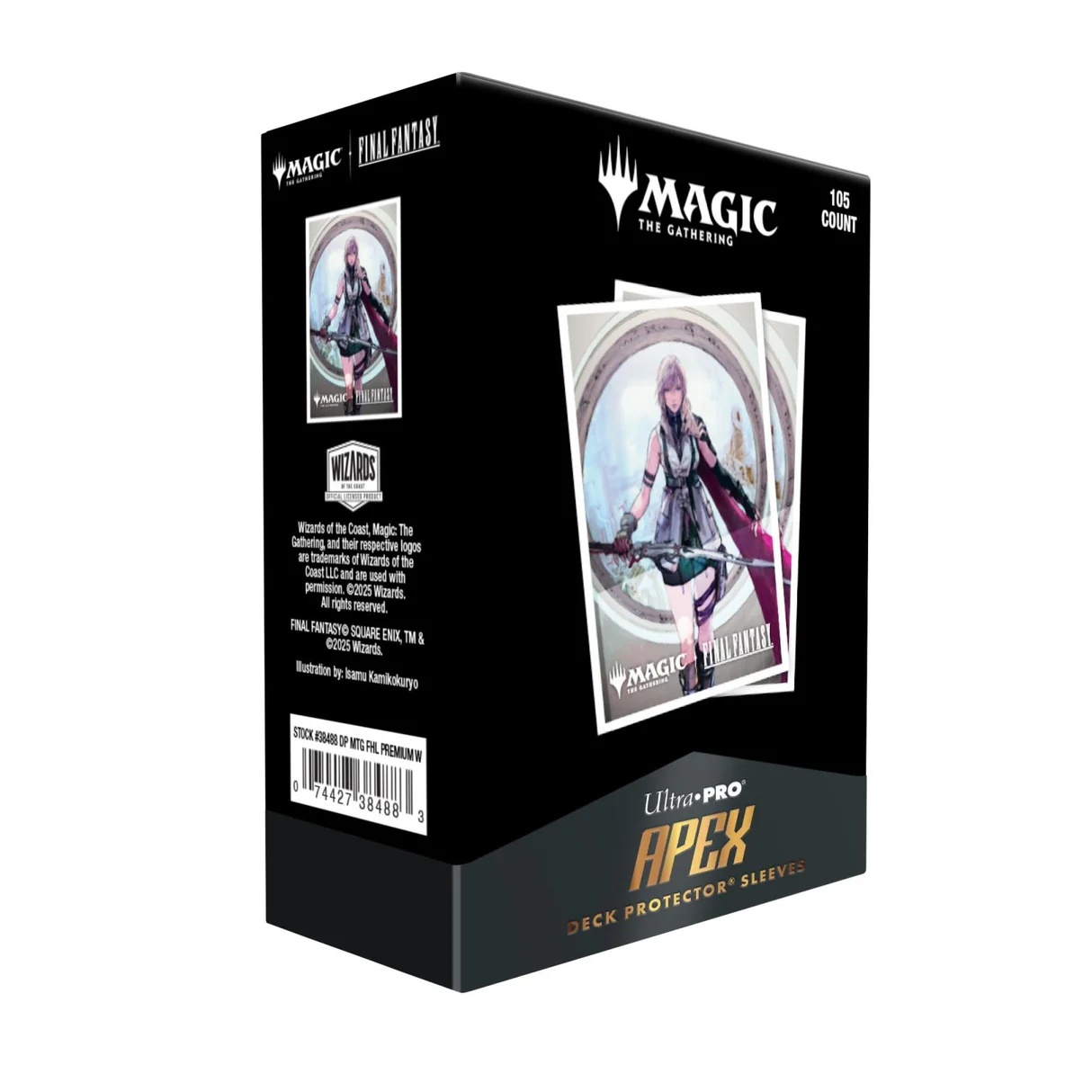 UP - FINAL FANTASY™ Lightning, Army of One 105ct APEX Deck Protector sleeves for Magic: The Gathering