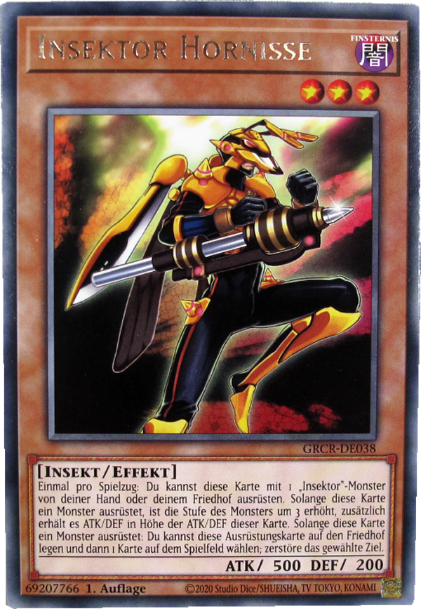 GRCR-DE038 Insektor Hornisse Rare deutsch