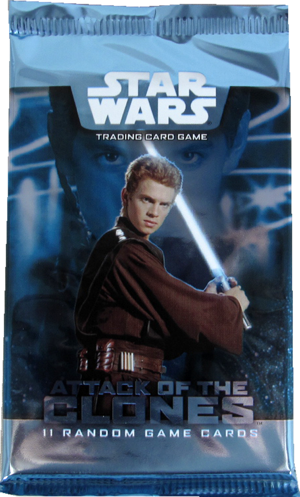 Star Wars Tcg Attack of the Clones Booster englisch