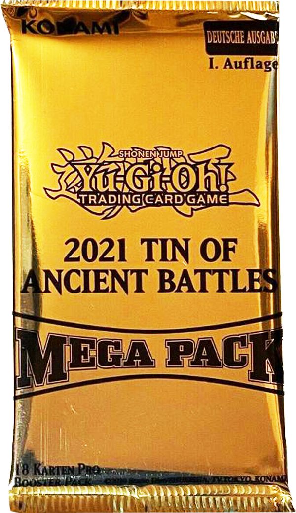 Yu-Gi-Oh! Mega Tin 2021: Tin of Ancient Battles Booster deutsch