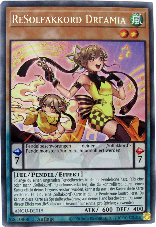 ANGU-DE015 ReSolfakkord Dreamia Rare deutsch