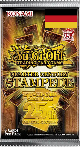 Yu-Gi-Oh! Quarter Century Stampede Booster deutsch