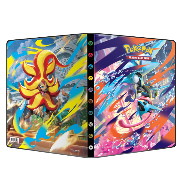 Ultra Pro Pokemon 9-Pocket Portfolio Mega Evolution - Chaos Rising Q2 Quajutsu und Pyroleo