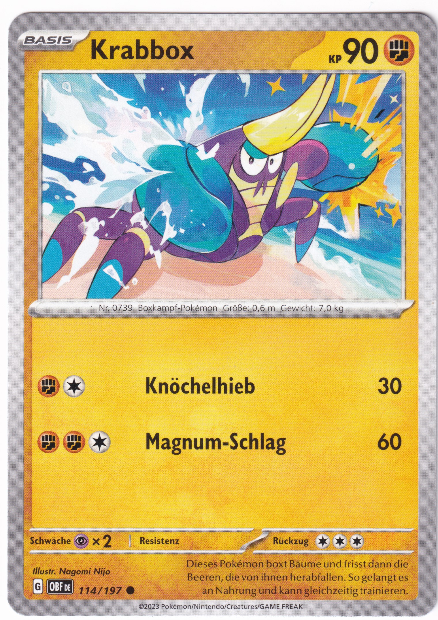 Krabbox 114/197 Common - Obsidian Flammen Deutsch