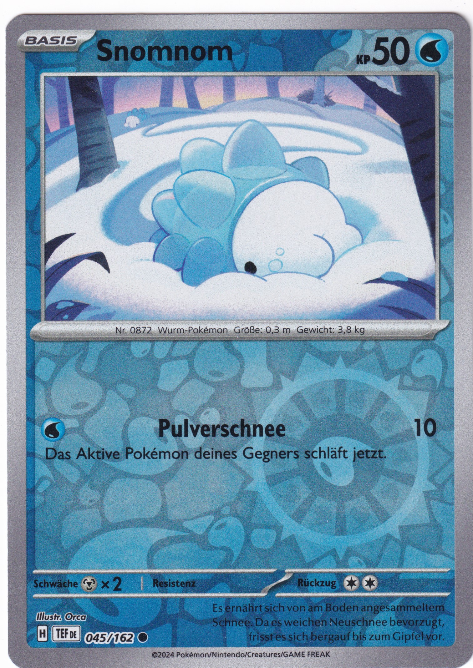 Snomnom 045/162 Common Reverse Holo - Karmesin & Purpur - Gewalten der Zeit Deutsch