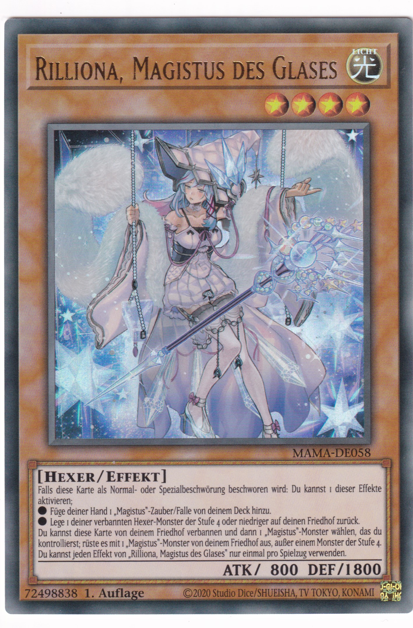 MAMA-DE058 Rilliona, Magistus des Glases Ultra Rare deutsch