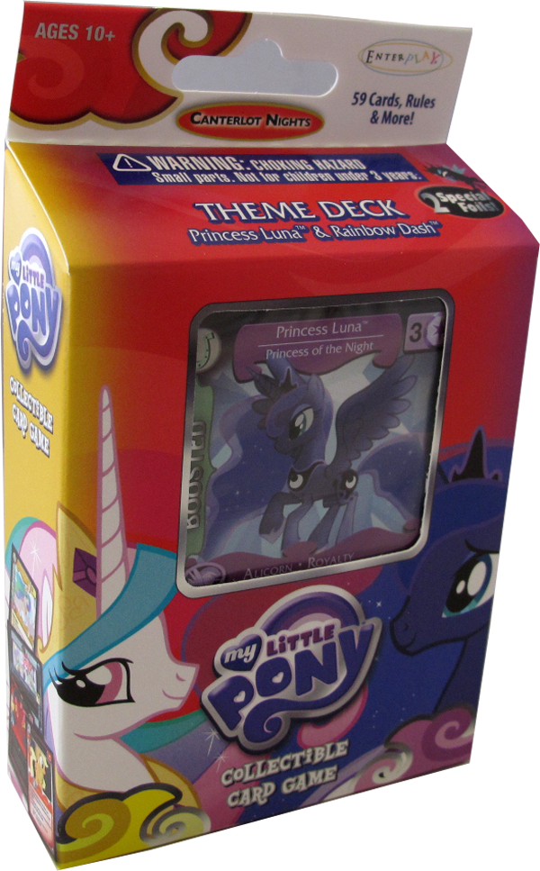 My little Pony Canterlot Nights Theme Deck Princess Luna & Rainbow Dash