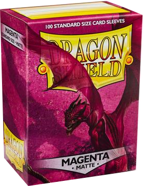 Dragon Shield Standard Sleeves (100) - Matte Magenta