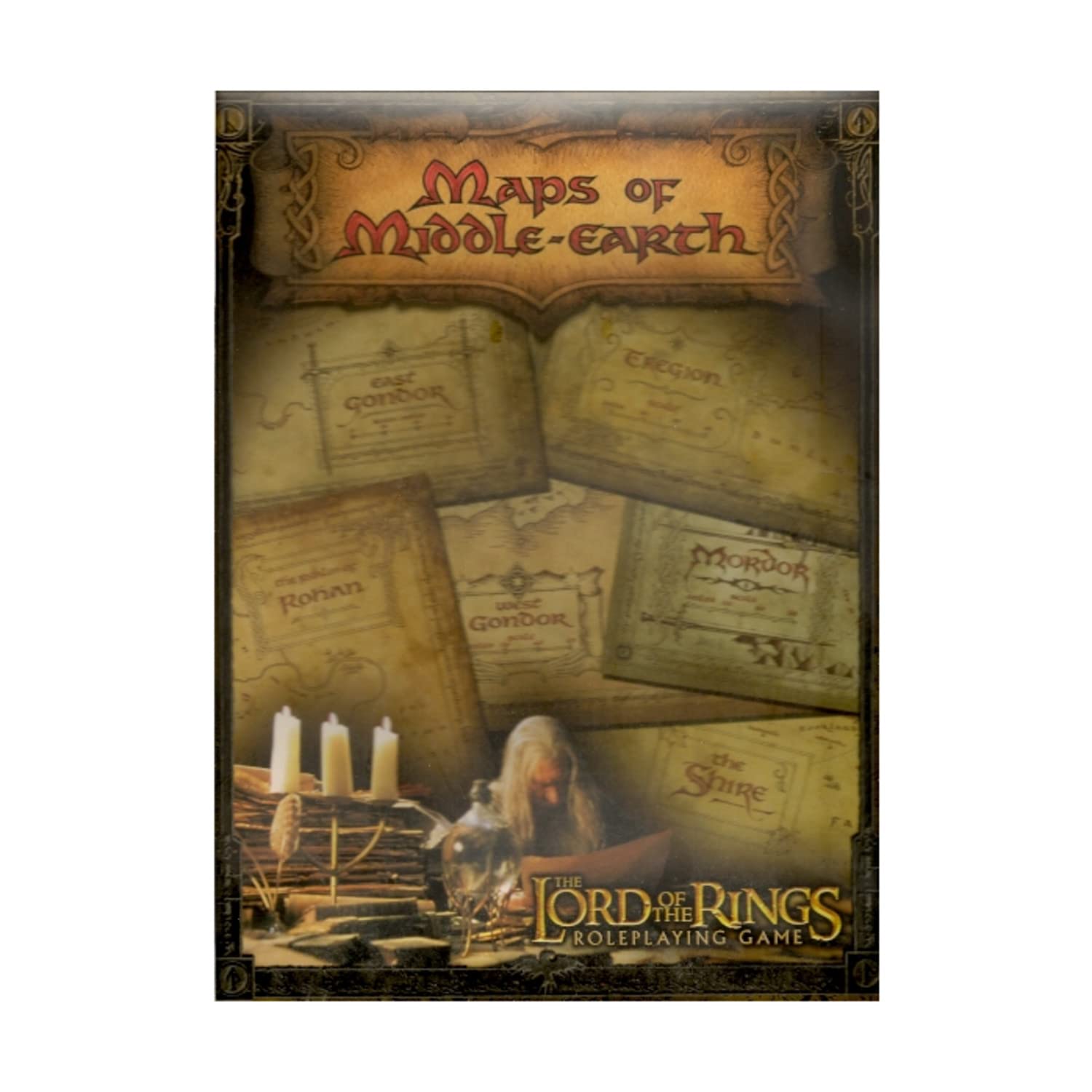 The Lord of the Rings - Roleplay Adventure Game - Maps of Middle Earth (Decipher) englisch