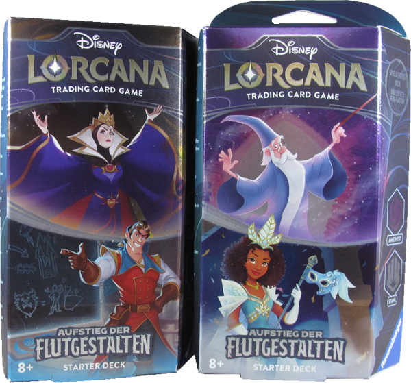 Disney Lorcana Aufstieg der Flutgestalten 2er Starter Set deutsch