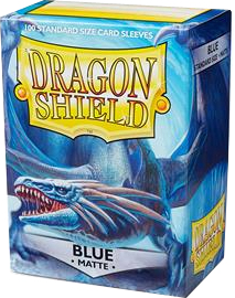 Dragon Shield Standard Sleeves (100) - Matte Blue