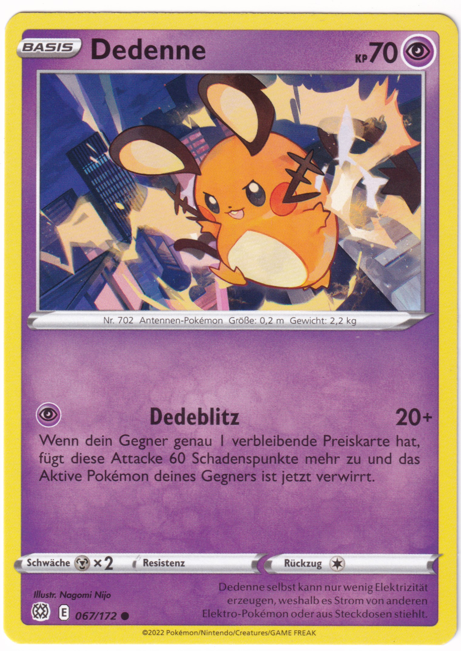 Dedenne 067/172 Common - Strahlende Sterne Deutsch