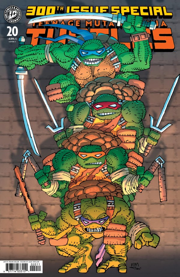 Teenage Mutant Ninja Turtles #20: 300th Issue Special Variant C (Frank Miller)