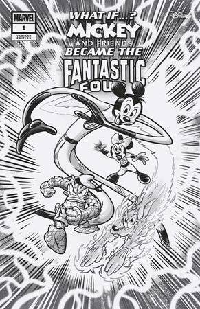 WHAT IF MICKEY & FRIENDS BECAME THE FANTASTIC FOUR #1 - 1:100 INCV VARIANT