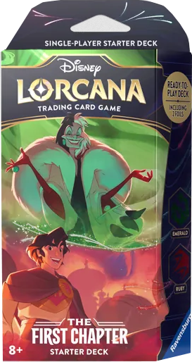 Disney Lorcana Starter Set The First Chapter Cruella & Aladdin deutsch