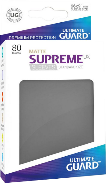 Ultimate Guard - Standard Size - Matte Dunkel Grau - Supreme (80)