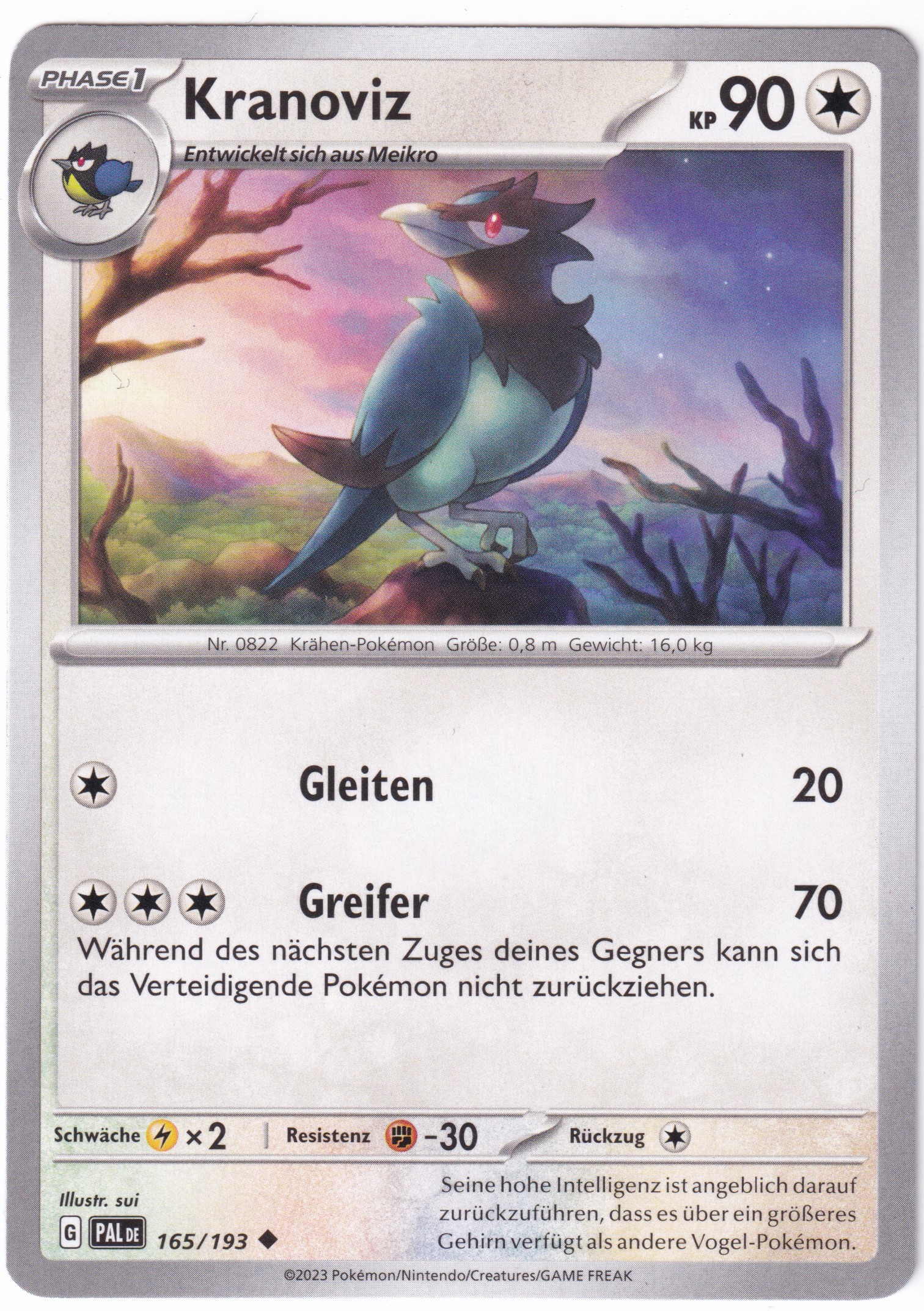 Kranoviz 165/193 Uncommon - Entwicklungen in Paldea Deutsch