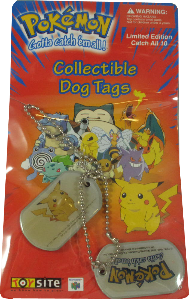 Pokemon Dog Tag Pikachu