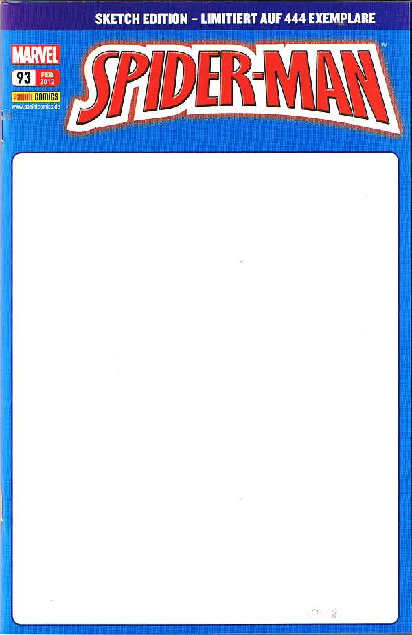 Spider-Man #93 Sketch Edition limitiert