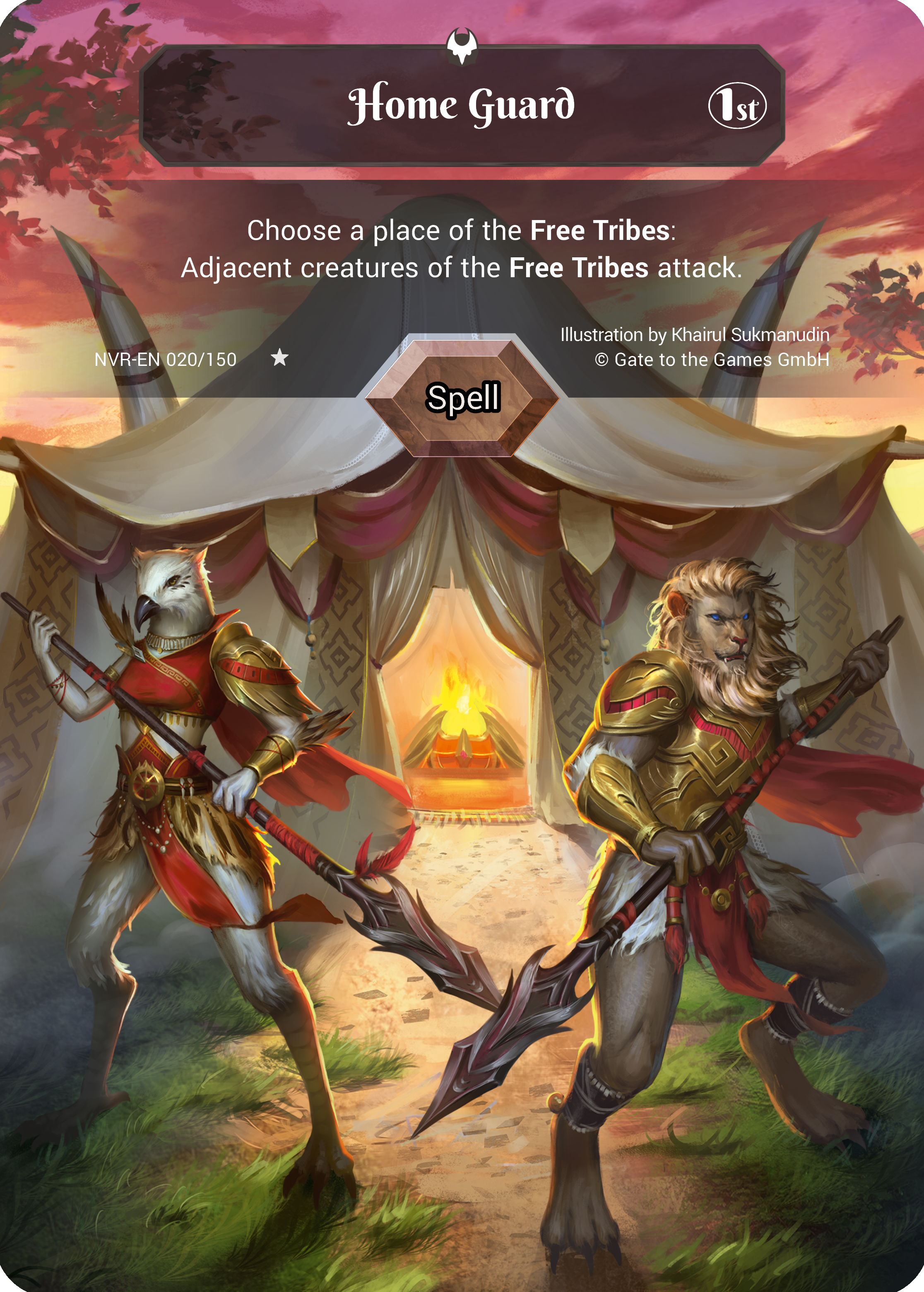 Homeguard 020/150 Rare Parallel Foil - Alpha 1. Edition EN