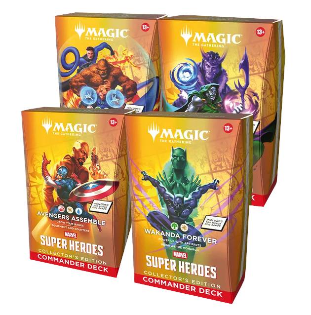 Magic Marvel Super Heroes SET Collector's Edition Commander Deck englisch