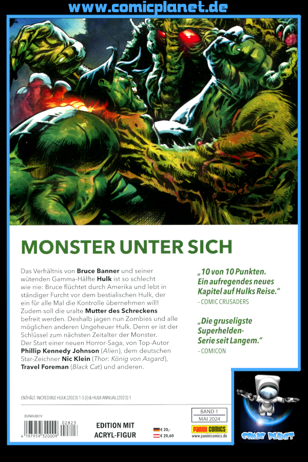 Der unglaubliche Hulk Band 01 (inkl. Acryl-Figur): Das Zeitalter der Monster