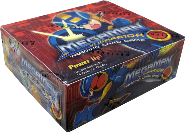 MegaMan NT Warrior Power UP! Booster Display englisch
