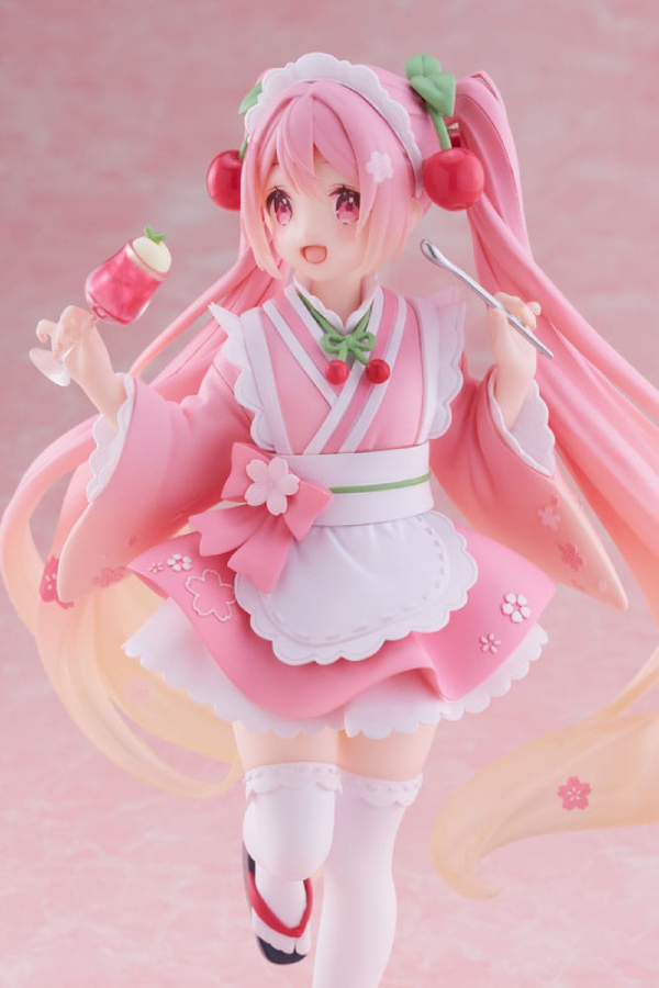 Figur - Hatsune Miku - Newley Written Figure - Sakura Miku (Japanese Cafe Ver.) Reissue