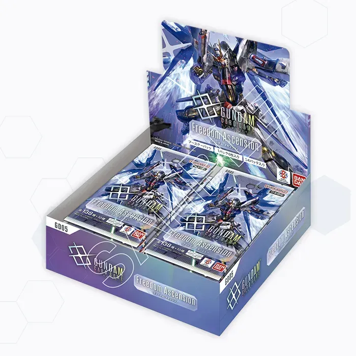 Gundam Card Game Freedom Ascension GD05 Booster Display englisch