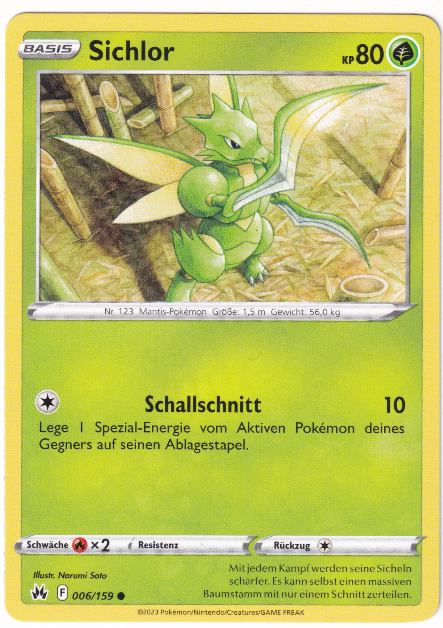 Sichlor 006/159 Common Reverse Holo - Zenit der Könige Deutsch