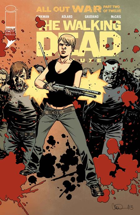WALKING DEAD DELUXE #116 CVR B CHARLIE ADLARD