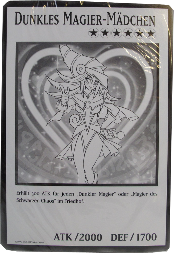 Yu-Gi-Oh! Duel Overload Großkarte Dunkles Magier-Mädchen
