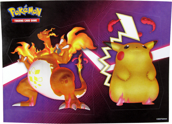 Pokemon Schwert & Schild Glurak und Pikachu Vmax Stickerbogen Sammelkoffer 2020
