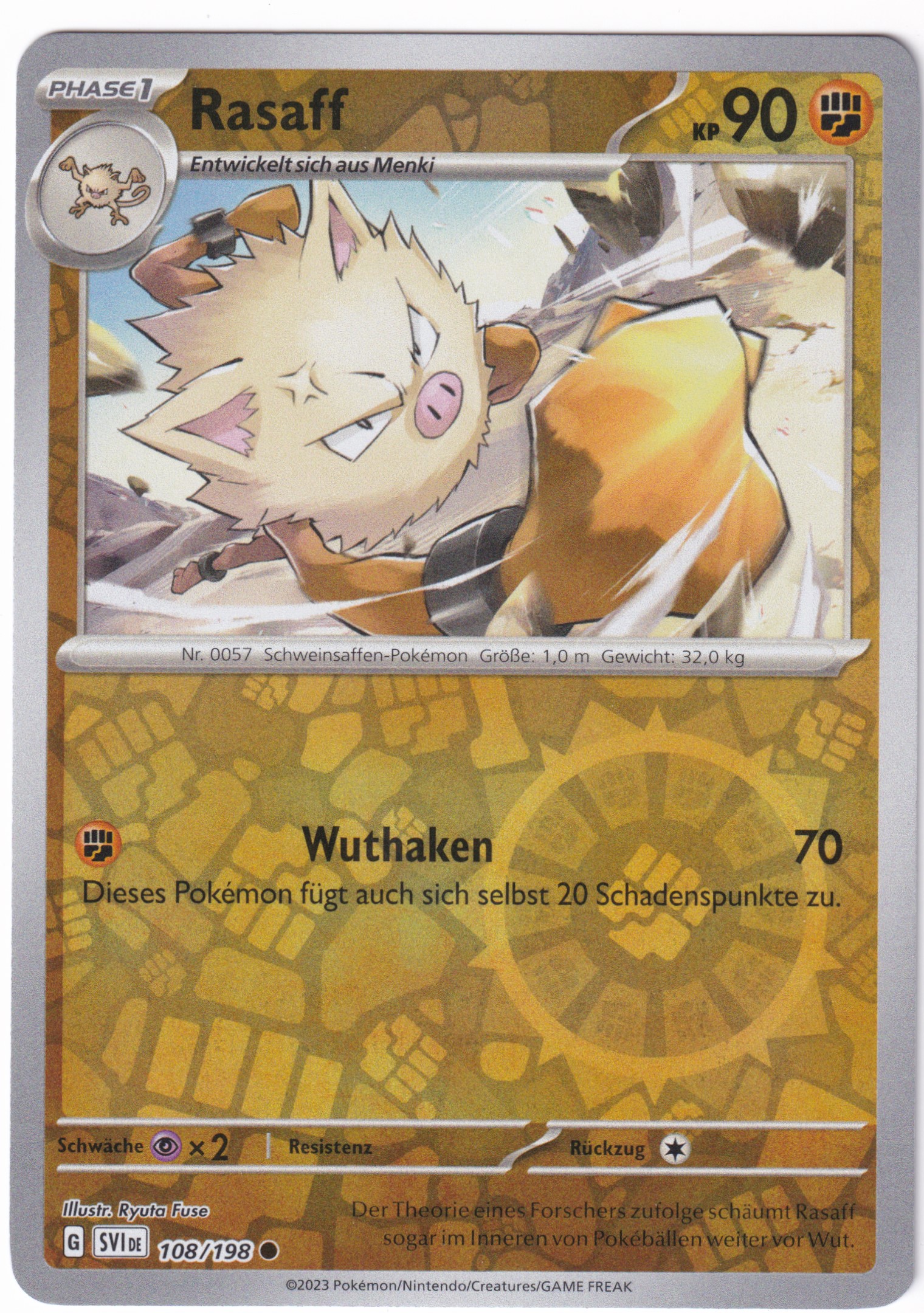 Rasaff 108/198 Common Reverse Holo  - Karmesin & Purpur Deutsch