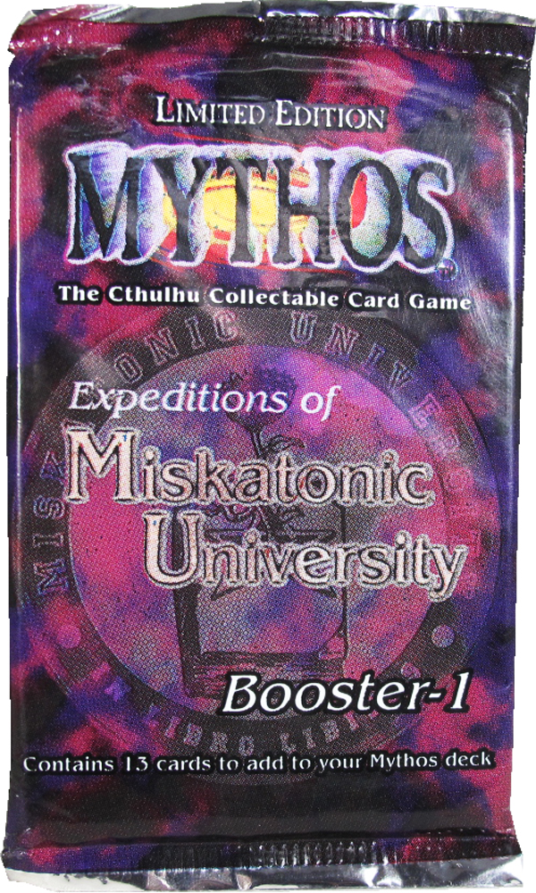 Mythos The Cthulhu CCG Limited Edition Booster-1 - Expeditions of Miskatonic University - englisch