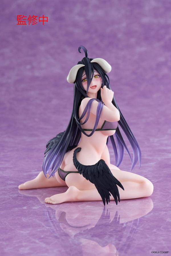 Figur - Overlord - Desktop Cute Figure - Albedo (Swimsuit Ver.) Renewal Edition