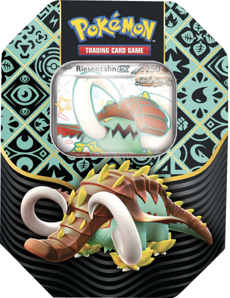 Pokemon Karmesin & Purpur Paldeas Schicksale Riesenzahn-EX Tin deutsch