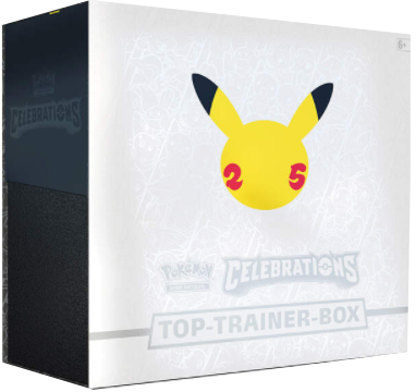Pokemon Celebrations Top-Trainer-Box deutsch