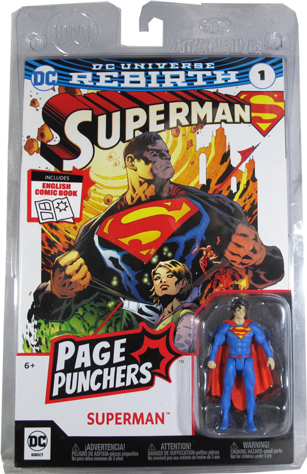Action Figur - DC - Page Punchers - Superman - 8 cm