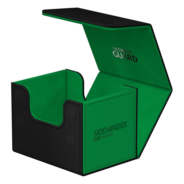 Ultimate Guard - Sidewinder Deck Box 100+ - Xenoskin Black/Green