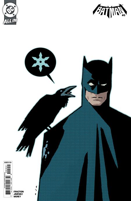 BATMAN (2025) #5 CVR I INC 1:25 DAVID AJA CARD STOCK VAR
