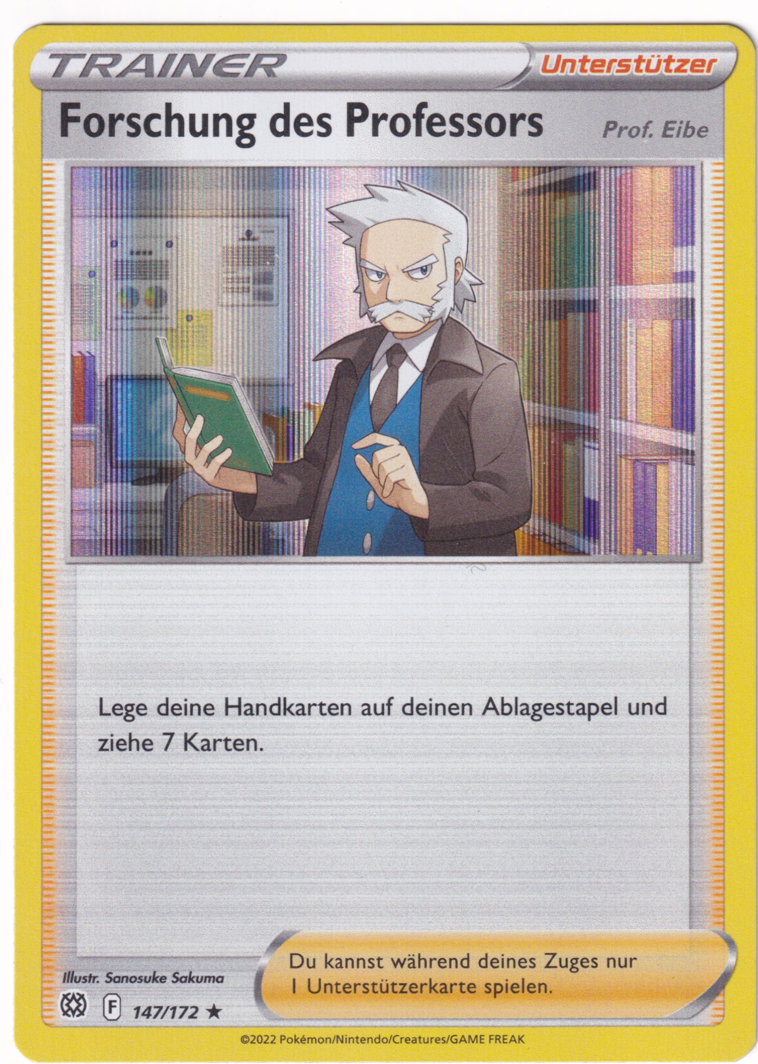 Forschung des Professors 147/172 Rare Holo - Strahlende Sterne Deutsch