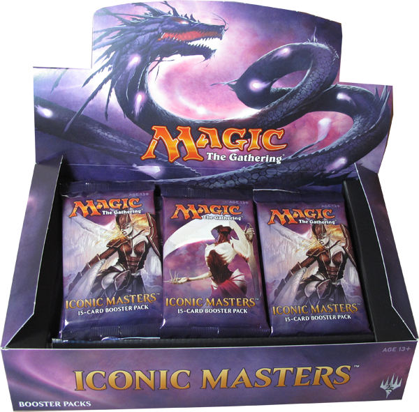 Magic Iconic Masters Booster Display