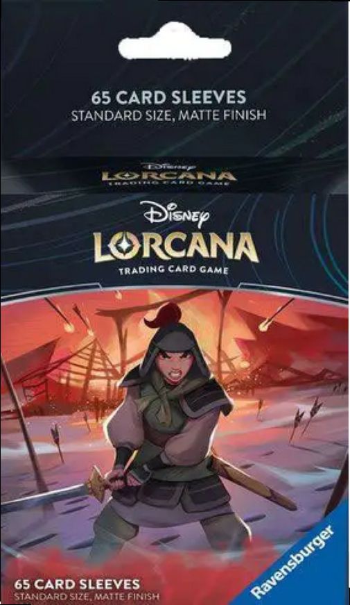 Disney Lorcana Rise of the Floodborn 65 Card Sleeves - Mulan