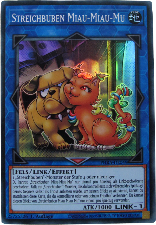 PHRA-DE049 Streichbuben Miau-Miau-Mu Super Rare deutsch